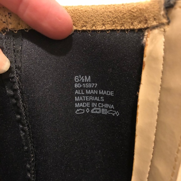 90s vintage Candies faux suede camel boots - Picture 7 of 8